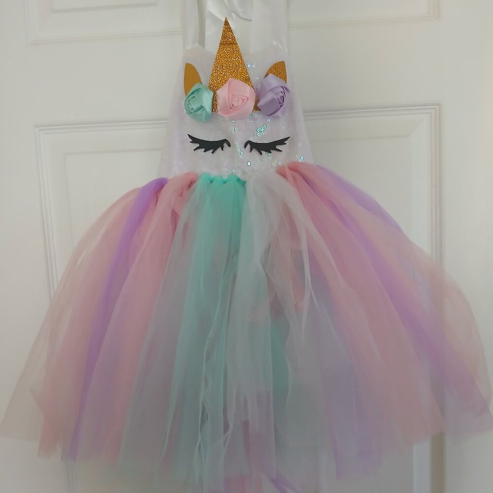 Adorable Unicorn Tutu Dress – Toddler Size - Picture 2 of 9
